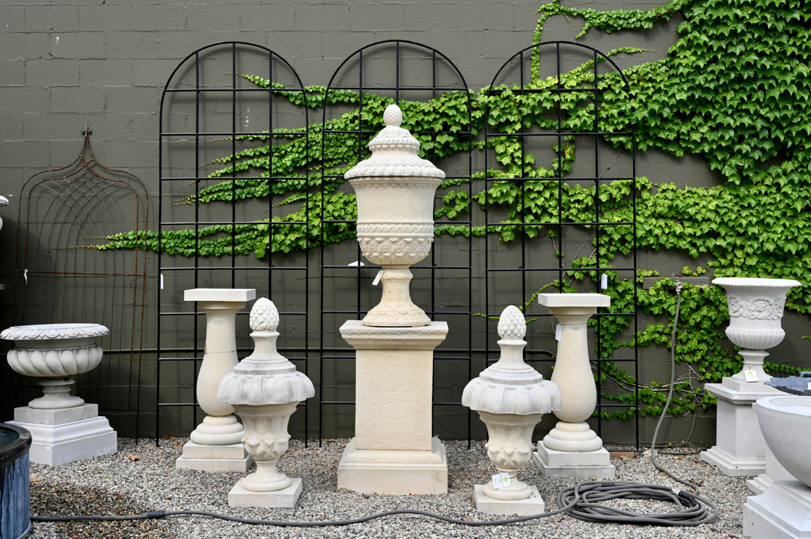 Longleat Urn and Pedestal